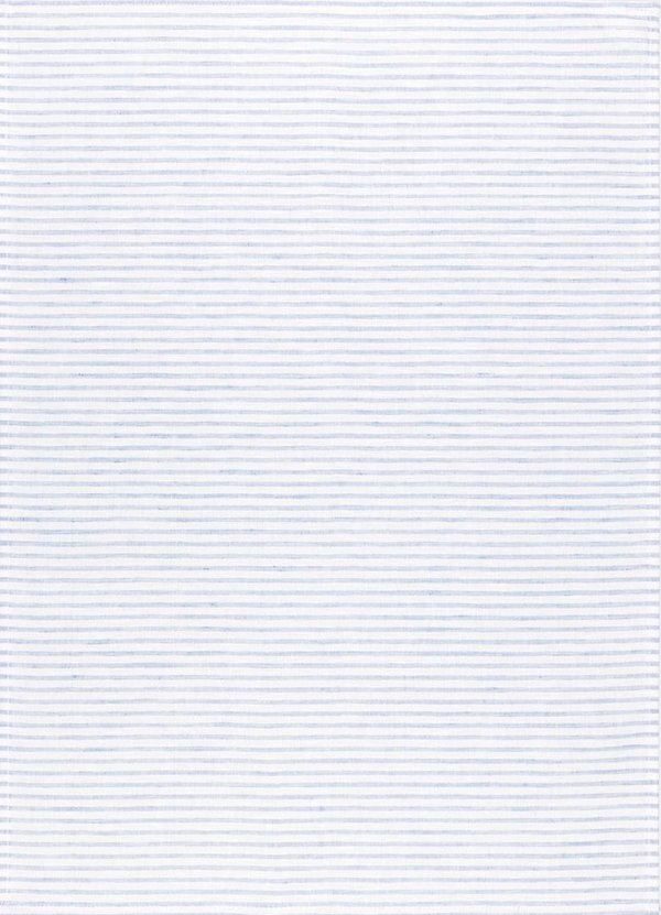 Landhaus Geschirrtuch 50x70 cm Hellblau-Weiß gestreift